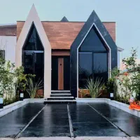 ویلا همکف روفدار نما سوئیسی150/با روفگاردن