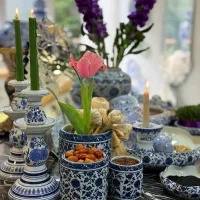 بزرگترین مجموعه قلم آبی