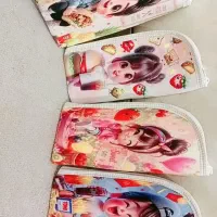 ست پوشه و کیف لقمه و جامدادی مخمل