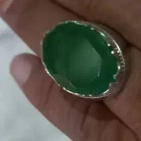 انگشتر نقره با رکاب دست ساز سنگین نونو
