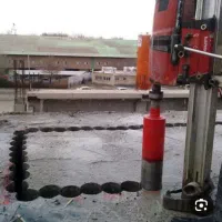 کرگیری،برش بتن ، سیم برش الماسه