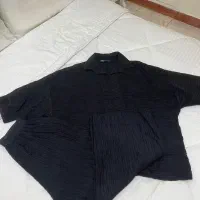 شومیز وشلوار ست مشکی