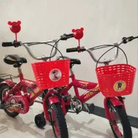 دو عدد دوچرخه ۱۲ دوقولو مارک راکی لاستیک ها نو