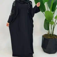 مانت عبایی طرح گلبرگ