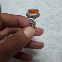 انگشتر نقره شرف شمس خطی