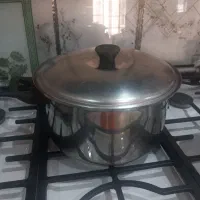 قابلمه استیل ..جنس ضخیم و محکمه..فروتقه