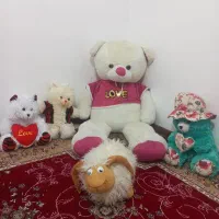 عروسک بزرگ کوچیک همه سالم درحد نو نو