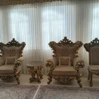 مبل سلطنتی به همراه جلو مبلی