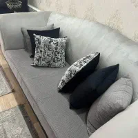 مبل ۸ نفره کامل چوپ راش بدون جلو مبلی و عسلی