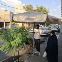 چادر چتری میوه فروشی