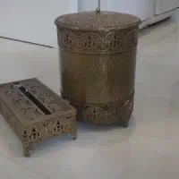 سطل زباله و جا دستمال کاغذی