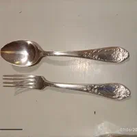قاشق چنگال نقره