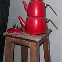 کتری به همراه قوری