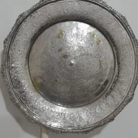 سینی دیوار کوب برنجی آب کاری استیل