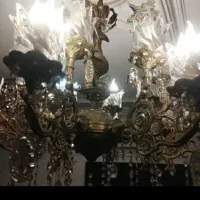 2عددلوستر 16شعله بزرگ سنگین