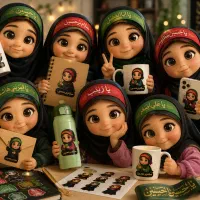 استیکر محرمی کودکانه ضدآب، شفاف و باکیفیت