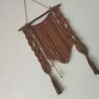 دیوار کوب مکرومه