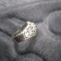 انگشترفیروزه اصل بسیارخوش طرح ودلنشین 16گرمو640
