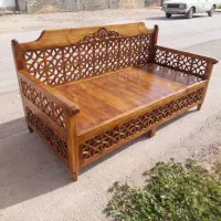تخت چوبی سنتی گره چینی
