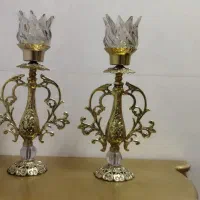 شمعدان برنزی ومیوه خوری