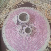 سفره دست بافت با دوعدد زنبیل