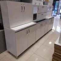 کابینت آماده وسفارشی بدنه فلزی درب ام دی اف