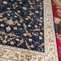 فرش شاهکار نگین ۱۲۰۰ شانه ۳۶۰۰ تراکم نخ ۱۲ متری