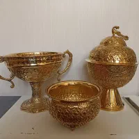 ظروف برنزی قلم دست هندی