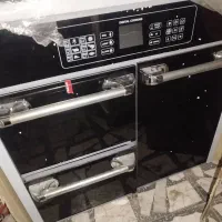 گاز 5 شعله صفحه شیشه ای