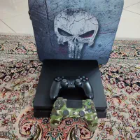 ps4پلی فور ۱ ترا اسلیم دو دسته اصلی