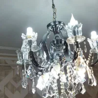 چهار عدد لوستر طرح جدید شش شاخه براق