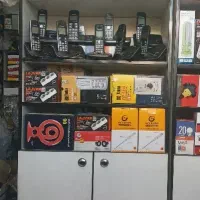 کتابخانه چوبی قفسه ویترین موبایل الکتریکی ارایشی