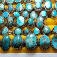 فروش انواع انگشتر نقره فیروزه نیشابور و..