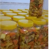 انواع ترشیجات کیلویی 120هزار(دبه نیم و یک کیلویی)