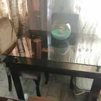 میز نهارخوری چهار نفره بدون خط وخش کاملا نو