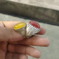 دو عدد انگشتر نقره