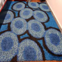 فرش ۴ متری آبی...