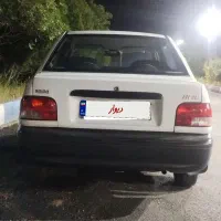 ماشین مدل ۹۵ پراید سفید رنگ تمیز