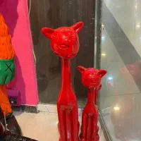 مجسمه گربه کنار سالنی «اوپال دکوری»