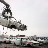 مرکز اسقاط خودرو جمع آوری خودرو های سوخته خاموش