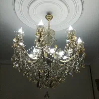 لوستر ۸ شاخه کریستال