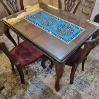 میز نهار خوری پلیمری برند ماندگار