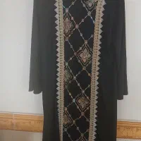 پیراهن ماکسی مجلسی قواره بزرگ