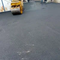 اجرای آسفالت  محوطه سازی برش آسفالت  اجاره غلطک