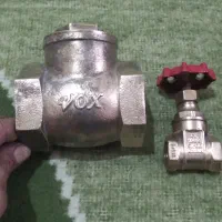 شیر فلکه  ۲ اینچ ویک دوم .شیر یکطرفه وشیر گازی ۳/۴
