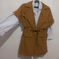 مانتو دو تیکه اسپورت دخترانه و زنانه سایز تا ۴۲