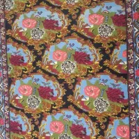 دو تخته  فرش دستبافت سنندجی(طرح گل میرزاعلی)