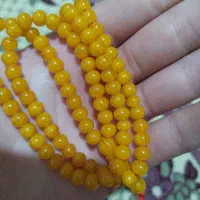 تسبیح گردنی کهربا جمشیدمهر نقر