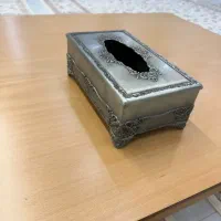 جا دستمالی قدیمی سیلور