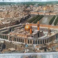 یک جفت تابلو فرش بین الحرمین دست بافت